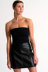 Shan Eva Vegan leather mini skirt